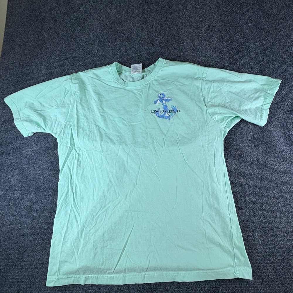 Spicy‎ Tuna Coastal Outfitter Longboat Key FL Mint Green Graphic T-Shirt Mens XL